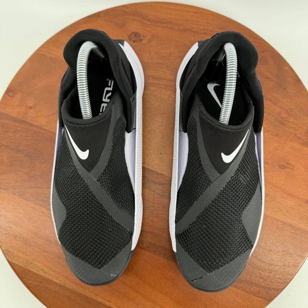 Nike Go FlyEase Sneakers ‎ Black White Hands-Free Adaptive DR5540-002 Womens 9
